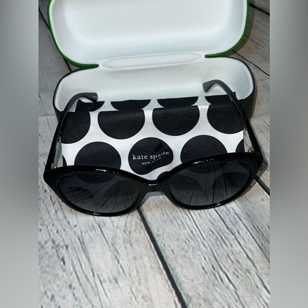 Kate Spade  BRIA/G/S Sunglasses Black / Grey Shaded‎ - Picture 2 of 6